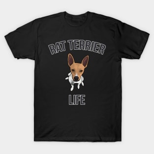 Rat Terrier Dog Life Tan T-Shirt